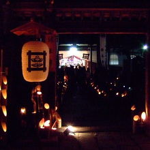 「宵の竹灯籠まつり」　経王寺
