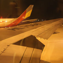 仁川国際空港から出発。