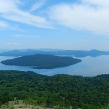 美幌峠から見た屈斜路湖