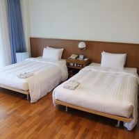 ツーペリアヴィラのベッド