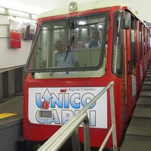 フニコラーレ乗り場