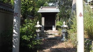 地図ではわかりずらい・・こんな神社