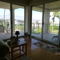 リビングからの窓の外の景色