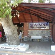 ”チョップシシ”を食べ、オリーブオイルをみるには「Aziziye Cafe & Restaurant」～エルズレム～
