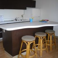 リビングからのキッチン