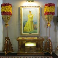 ロビーのプリンセスカイウラニの肖像画