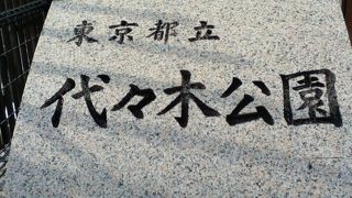 一番日本人が誇れる緑あふれる広大な公園、元陸軍練兵場、米軍施設を経てドッグランや噴水も