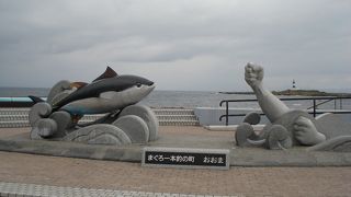 向こうは北海道です