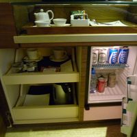 冷蔵庫内とコーヒーとお茶