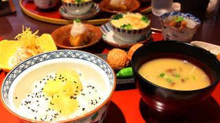 蔵造りの町でプチ贅沢・さつまいも尽くしの和食ランチ