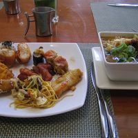 朝食バイキングのひと皿