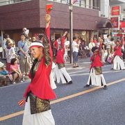 地元主体の元気な踊りが「調布よさこい」