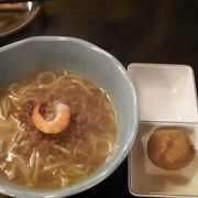 担仔麺が食べやすい！