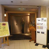 1階のレストラン入口