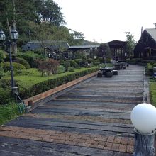 敷地内広いです。