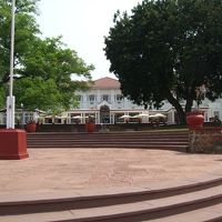 テラスのレストラン