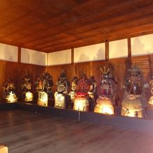 展示されていた甲冑