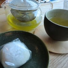 大福と煎茶