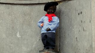 かの有名な小便小僧