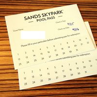 プールへ入るにはこのPassが必要です