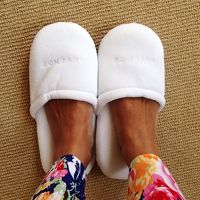 スリッパはふわふわで履き心地良いです