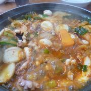 釜山ならではの新鮮な海鮮鍋！！