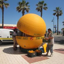 オレンジジュースが美味しい〜♪