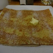 デザートの甘いガレット