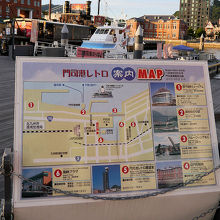 遊覧船のりばのマップ