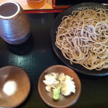 田舎そば。大盛り。