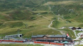 アイガーを見ながらゆっくりと