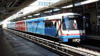 バンコク市内の移動に欠かせない。また、利用も楽ちん。