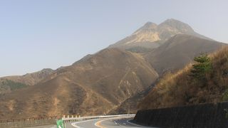 ヤマナミハイウェイでサイクリング