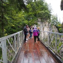 混雑のピークが一瞬去ったマリエン橋