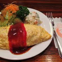 美味しい定番のオムライスです！