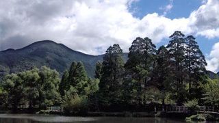 朝霧の風景で有名な湖