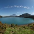 本栖湖から眺める富士山も素晴らしかった