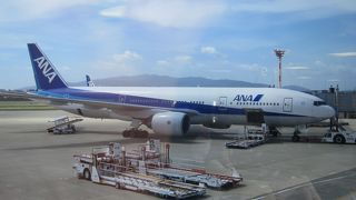 駐機している飛行機の撮影には良い空港