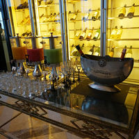 朝食のスパークリングワインは自由に飲むことができます。