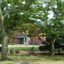 本多の森公園奥に立つ歴史博物館