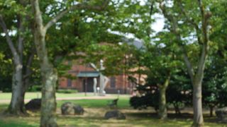 明治末、大正初めに建てられた煉瓦造りの建物は一見の価値あり　博物館は2005年まで休館中