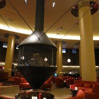 お洒落な、ロビー階のラウンジ