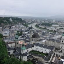 歴史地区の全景