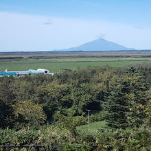 展望台から望む利尻富士