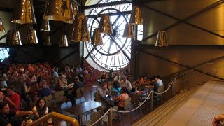 オルセー美術館の大時計裏のカフェです