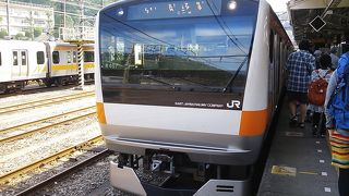 乗り換えの際は…　【青梅駅】