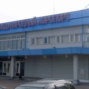 とても小さな空港です ハバロフスク空港