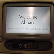 機内モニター