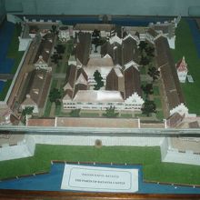 東インド会社時代の様子を再現したジオラマ・・・