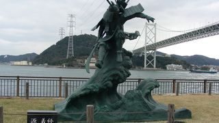 関門大橋の展望スポット、史跡公園